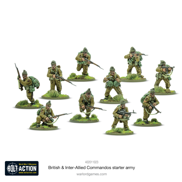 Bolt Action: British & Inter-Allied Commandos Starter Army